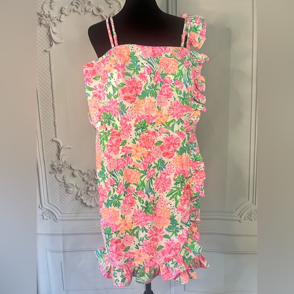 New Lilly Pulitzer Maetha Romper Thats what I herd - Picture 3 of 5